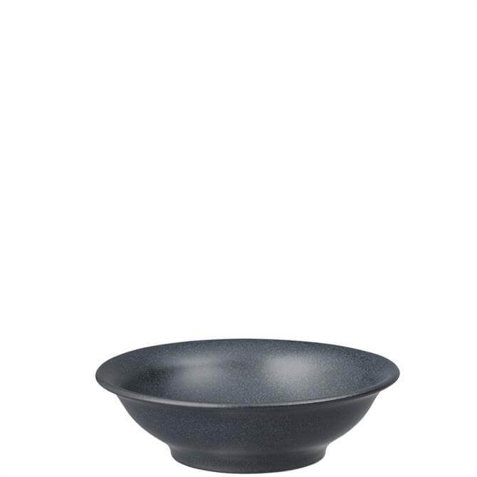 Denby Impression Charcoal Blue Small Shallow Bowl